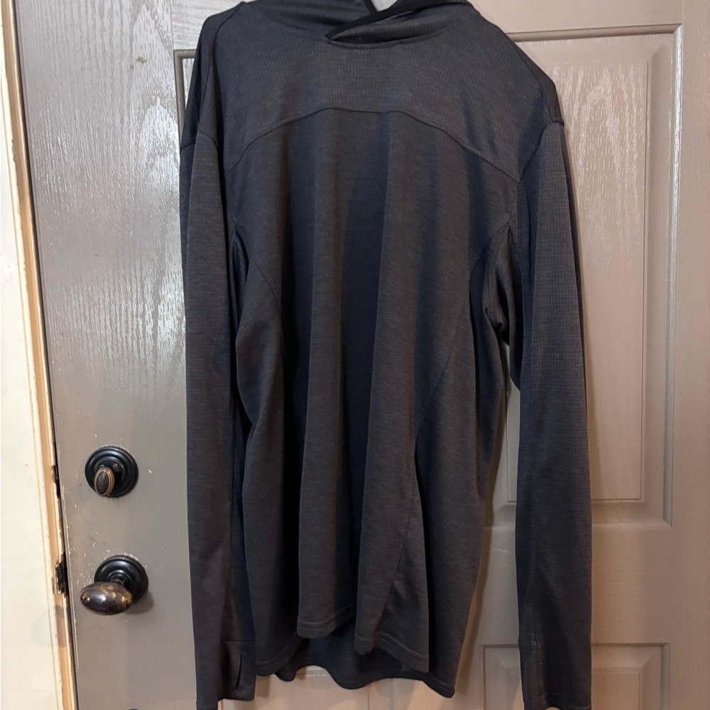 Kuhl Men's Engineered Charcoal Long Sleeve Hoodie